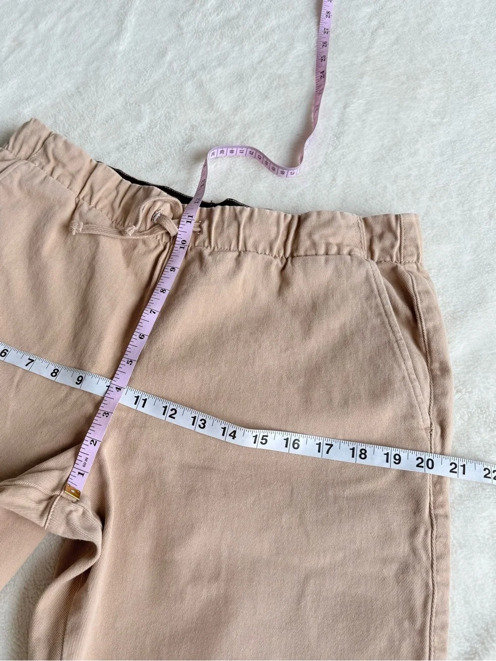Everlane NWOT The Easy Cotton Tan Ankle Pants M